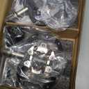 THINVIK Clipless Pedals for SPD, Dual Sided Combo Bike Pedals for Shimano SPD System & Flat Platform, Sealed Bearings Bicycle Pedals with SPD Cleats Set (Black)