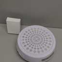 Professional Nail Dust Collector, Quiet Nail Vacuum Cleaner Machine with Reusable Filter, Powerful Suction Nail Tech Dust Fan for Acrylic Gel Nails Art Polishing, Manicure Pedicure Salon Home Use (White)