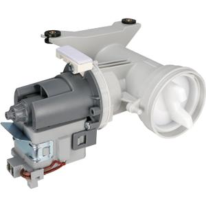 WH23X25518 Ge Washer Drain Pump Assembly(OEM)WH11X34740 Ge Front Load Washer Drain Pump Compatible with GFW400SCK0WW GFWH1200D0WW GFWH3405L0BB, Replaces WH23X20825 4977212 AP7195487