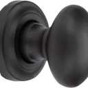 10 Pack Cabinet Knobs, Oval Drawer Pulls & Cupboard Drawer Knobs, Luxury Kitchen Rustic Cast Iron 3-3/4" Black Cabinet Knob & Handles for Hardware Dresser