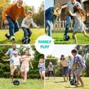 Youth Soccer Ball Size 3/4/5, Kids Outdoor Play Game Training Practice Soccer Ball for Teen Boy Girl Indoor Outdoor with 1 Pump 1 Net Bag and 1 Gift Box (Black)