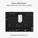 Glorious Gaming Model D 2 PRO 4K/8K White Wireless Gaming Mouse - 2.4GHz, 1ms delay, 4K/8K Polling, 100M clicks, 62g Superlight, Long Battery, 26K DPI BAMF 2.0 Sensor, Ergonomic, 6 Buttons