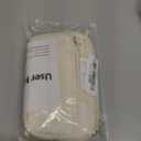 Tiostep Clip and Go Strap for Phone with Wallet Crossbody Phone Lanyard Adjustable and Detachable RFID Wristlet Wallet with ID Window and Zipper, Cream (Medium)