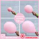 PartyWoo Pink White and Silver Balloons 66pcs 12 Inch Baby Pink Pearl White Silver Confetti Balloons for Graduation Baby Shower Birthday Gender Reveal Anniversary Bachelorette Party Decorations
