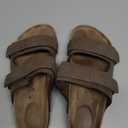 FITORY Womens Sandals with Arch Support Cork Slides for Summer Size 8