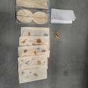 Wooden Wall Mounted Bookshelf for Kids Rooms, 4 Tier Floating Nursery Book Shelf, Kids Bookshelf with 2 Pockets, Toddler Sling Book Rack with Deep Sleeves (Animals