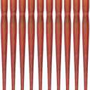 Pissente Nib Pen Holder Set, Pack of 10 Comfortable Grip Smoother Comic Dip Wooden Pen Nib Holder for Beginners Professional Art Painting English Calligraphy and Comic Creation(Mahogany)