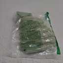 Pallene Faux Fur Plush Lumbar Throw Pillow Covers 12x20 Set of 2, Luxury Soft Fluffy Striped Decorative Pillow Covers for Sofa, Couch, Living Room, Sage Green