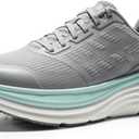 NORTIV 8 Women's Walking Shoes Cushion Running Tennis Shoes ActiveFloat Non-Slip Comfortable Breathable Workout Gym Sports Athletic Fashion Sneakers (11, Grey)