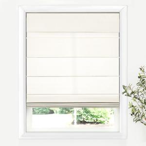 LazBlinds Cordless Roman Shades for Windows, Light Filtering Thermal Insulated Window Blinds, Lightweight Fabric Blinds for Indoor Windows, 33" W x 60" H, Ivory