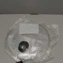 Glass Lid for Frying Pan, Tempered Replacement Cover Compatible with All 12 inches Cookware for Skillets, Round Cast Iron, Cast Aluminium, Stainless Steel Pans &Pots (12, Black)