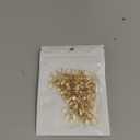 100 PCS Gold Plated Stainless Steel Snap On Bails, 8.5mm Pinch Clip Pendant Connector Charm Clasp for Jewelry Making, Necklace Earring Bracelet Choker Findings(Golden)