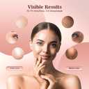 INTEO Red Light Therapy for Face, 3 Modes Portable Led Face Mask Light Therapy with Remote, Near-infrared 850 Red Light Mask with Timing Function, Led Light Therapy At Home 180 LED Beads (Black Golden)