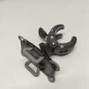 Crescendo CR-30 SlimClip Mic Stand Phone Holder, iPhone Clamp Mount, Pole Phone Mount, Microphone, Music or Drum Stand, Mic/Phone Clip - for iPhone, Samsung Galaxy, Pixel, Any Smartphone (Grey)