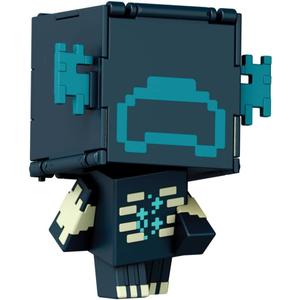 Mattel Minecraft Flippin Figs Figures with 2-in-1 Fidget Play, 3.75-in Scale, Large Heads & Pixelated Design (Characters May Vary)
