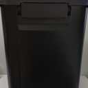 SONGMICS Kitchen Trash Can, 21 Gallon (80 L) Stainless Steel Garbage Can, with Stay-Open Lid and Step-on Pedal, Soft Closure, Tall, Large and Space-Saving, Black ULTB534B01
