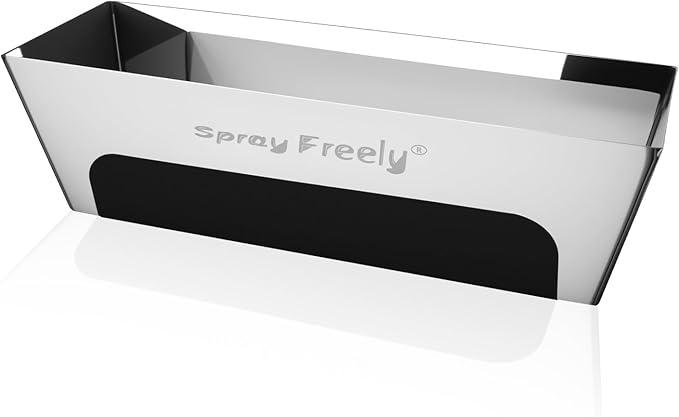 Stainless Steel Mud Pan - Sheared Edges for Easy Knife Cleaning, Perfect Size for Larger Drywall Knife, Suitable For Mixing Cement, Mortar, Putty And Paint (14 Inch 1Pack)