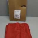 Fitable 2 Pack Faux Linen Christmas Tablecloths, Burlap Textured Fabric Table Clothes Rectangle, Rustic Decorative Table Covers for Winter Holiday Dinner Party Farmhouse (Red, 60 x 84 Inch)