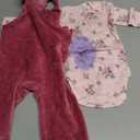 The Children's Place Baby Girls' And Newborn Long Sleeve Body Suit and Overalls, 2 Piece Outfit