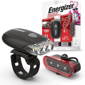 Energizer Bike Light, 130 Lumen, Weather Resistant Clip Light for Bicycles, Batteries Included