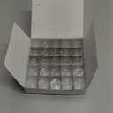 SINGER Class 15 Bobbins for Sewing Machines, Transparent Plastic Bobbins, 50 Count