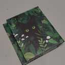 Photo Album 4x6, 56 Pockets Small Picture Book Cute Black Cat, Personalized Large Capacity Mini PU Leather Picture Album Gift for Family Graduation Wedding Travel