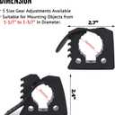 Shovel Holder Clamp Kit,Truck Bed Molle Panel Mount, Shovel Mount for Roof Rack,Quick Release Clamps Off Road UTV Utility Trailer Accessories Fits 1-1/7" to 1-3/7" Diameter Tools (3 Pack)