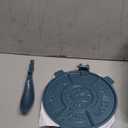 Vivicreate Cast Iron Tortilla Press Dough Flour Tortilla Rotis Quesadilla Maker Prensa para tortillas de hierro fundido 8 inch NO-SLIP (Blue)