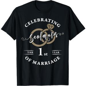 18 Year Wedding Anniversary Couple Husband Wife Matching T-Shirt L