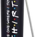 30th Birthday Gifts For Her 30th Birthday Gifts For Women 20oz Skinny Travel Tumbler Happy 30 Year Old Bday Presents For 1995 Born Woman Female Friend Sister Black Turn Thirty Cup