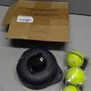 Hikeen Premium Tennis Trainer Rebound with Metal Base,Portable Solo Tennis Trainer Set with 3 Highly Elastic String Balls,Tennis Practice Equipment for Adult Kids an Beginners