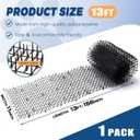 13FT Scat Mat for Cats with Spikes and 12 Garden Staples - Outdoor/Indoor Pet Deterrent for Plants, Furniture, Car, and Yard