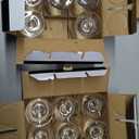 Qunclay 12 Pcs 3.5oz Shot Glass Cups Whiskey Bourbon Tasting Glasses Clear Small Brandy Snifter Cognac Wine Sherry Snifter Baileys Copitas Para Tequila Port Cup for Tasting Brandy Drinking Liquor Beer