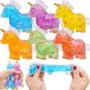 2 x 6 Pack Unicorn Stress Balls Squishy Squeeze Toys for Christmas Stocking Stuffers Kids Boys Girls School Classroom Valentines Day Card Prizes Party Favor Gifts