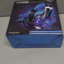 BENGOO G9000 Stereo Gaming Headset for PS4 PC Xbox One PS5 Controller, Noise Cancelling Over Ear Headphones with Mic, LED Light, 7.1 Surround Sound, Soft Memory Earmuffs for Nintendo Xbox Series X|S (Blue)