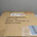 24" Round Mirror Farmhouse Wooden Frame Circle Mirrors, Rustic Decorative Distressed Wall Mounted Mirror for Bathroom, Bedroom, Living Room, Entryway, Fireplace, Hall (Flower White)