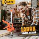 Labor Saving Arm Jack Handle 2 Pack,15 in Construction Jack, Wall Tile Locator, Multi-Function Height Adjustment Lifting Device, Door Panel Lifting Cabinet,Raised 10 in,Load 400LBS