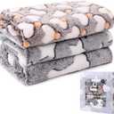 3 Pack Cat and Dog Blanket Soft & Warm Fleece Flannel Pet Blanket, Great Pet Throw Sleep Mat for Puppy Cats Small Dogs Cute Star/Love/Bone (Small 23" x 15")
