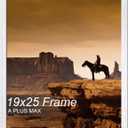 A PLUS MAX 19x25 Picture Frame White Light Weight Wall Mount
