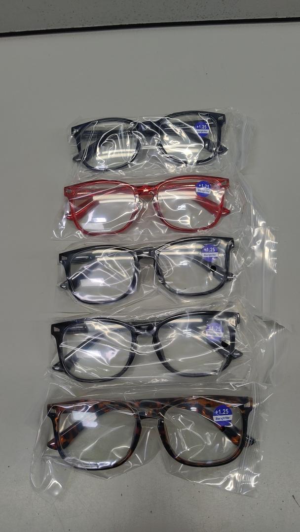 CCVOO Reading Glasses for Women/Men, Eyeglasses, Blue Light Readers for Women/Men, Computer Eye Glasses, Cheaters +1.25