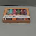 12 Colored Round Waxed Thread 0.8mm, 35 Yards per Spool, 3 Ply Polyester Wax Cord Strings for Hand Sewing, Beading, Bookbinding, Basket Weaving, Micro Macrame Bracelets and Jewelry Making (Rainbow Colors)