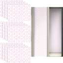 12 Pcs Back to School Locker Magnetic Wallpaper, Heart, Pink White