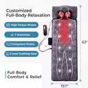 2026 Upgraded Full Body Massage Mat and Shiatsu Neck Massage Pillow