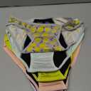 Neione Period Underwear Menstrual Panties Comfortable Modal Bikini Cheeky Briefs for Women Girls (Medium, 5-pk Romance)