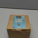 White Cinnamon Sugar Shaker Dispenser  Coffee Station Accessories & Bar Essentials  Porcelain Powdered Sugar & Pumpkin Spice Duster for Chocolate, Nutmeg & More  Gift for Bakers and Latte Lovers