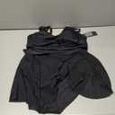 Blooming Jelly Womens High Waisted Bikini Set Gold Metal Two Piece Swimsuits Tummy Control Tie Knot 2025 Bathing Suits (Large, Black)