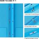 5 x 2 Pocket Folders with Prongs, 5 Pack Paper Folders with Pockets & 3 Prongs