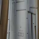 K1 Heavy Duty 7-Tier Over The Toilet StorageWith Basket and Paper HookFreestanding Above Toilet Shelf with Adjustable FeetSpace Saver Bathroom Shelves 9.3"D x 33.5"W x 63.8"HBeige White