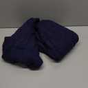 Fangetey Womens Long Sleeve Turtleneck Sweater Dresses Knitted Bodycon Midi Sheath Jumper Dresses (Large, Navy Blue)