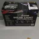 Flagpole Light Solar Powered, Auro 7 Pro Solar Spot Light 7 LED for 1.5"-3.3" Poles,18 Hour Dusk to Dawn Auto On/Off,7W Outdoor IP65 Waterproof, Multiuse on Landscape, Wall - Cold White